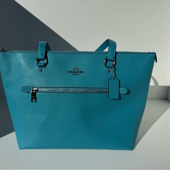 COACH Turquoise Women's Tote Bag - Picture 2 of 14